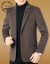 ワニTシャマン男性コート2019新品のウルですね。スツの男性ビジネス用一着の磨きをかけた中年男性スツのカレイ色M（170）