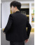 プリボンバーイPLAYBOY春の男性の小さいスイスは少ない韓国式の修身服の上の髪型師の格がです。