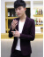 プリボンバーイPLAYBOY春の男性の小さいスイスは少ない韓国式の修身服の上の髪型師の格がです。