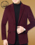 ワニTシャマン男性コート2019新品のウルですね。スツの男性ビジネス用一着の磨きをかけた中年男性スツのカレイ色M（170）