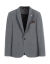 戈客2020春夏季男性新商品韓国式ビジネス純色スーツがかっこいいです。小さいスーツセットを二つセットにして、灰色4 XLです。