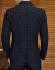 プリイボブの男性スポーツツツは少しさのスツーのコートの青年である韩式修身フファンシー新郎の结婚服の职业の上にある青い単品のスウィーツ125斤ぐぐぐが付いています。