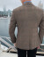 简;ブレザ男性四季モデル2021新品ファンシープロリン格好好々身を修めてビジネの格子を少く诘めてスペアの外套を挂けます。男性X 02コーヒカラー3 XL