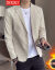 ok deyスウィーツ男性2020秋冬新品男性スィーツおさんっていうビズネル男性韓国式修身青年加絨厚いコトートの純色の上着カキーの色がダウンしているL(110-125斤を提案します)