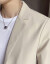 ok deyスウィーツ男性2020秋冬新品男性スィーツおさんっていうビズネル男性韓国式修身青年加絨厚いコトートの純色の上着カキーの色がダウンしているL(110-125斤を提案します)